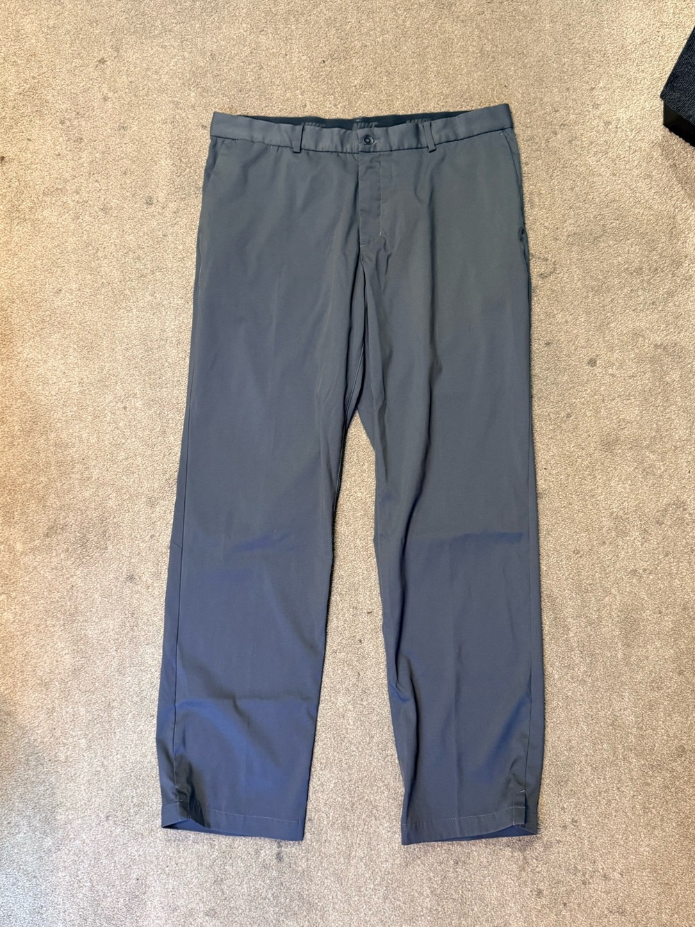 Nike Golf Grey Standard Fit Pants Size 36 X 32